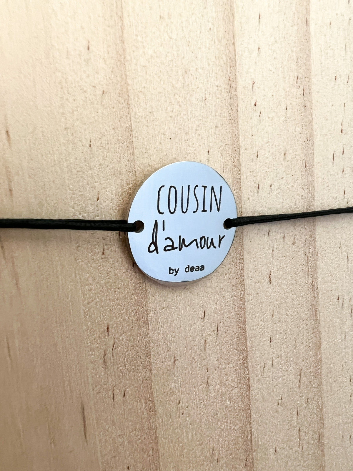 Cousin d'Amour – Bracelet Médaillon