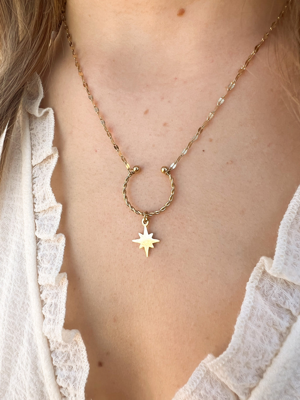 Isalia – Collier Étoile Polaire Cercle