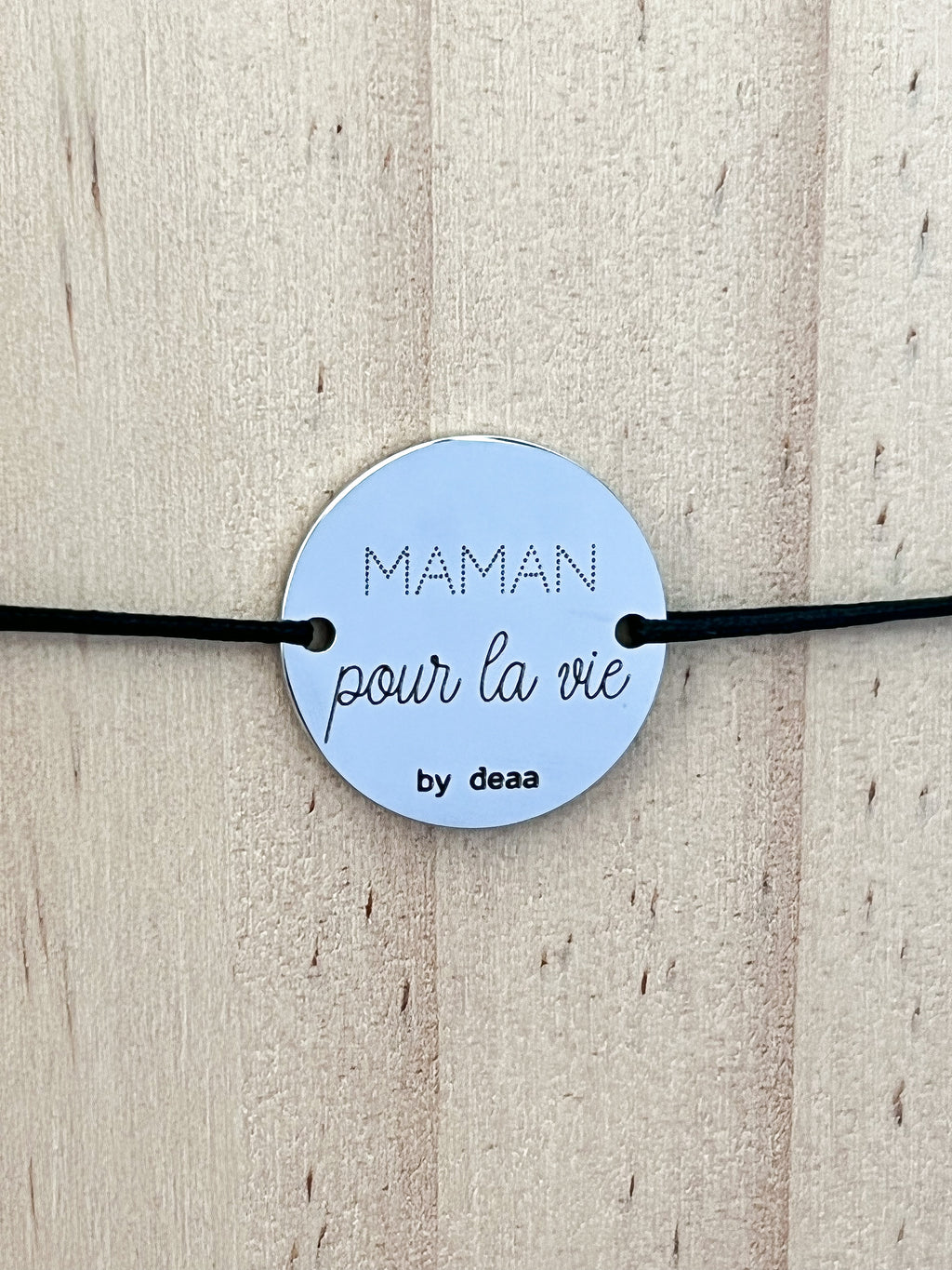 Maman pour la vie – Bracelet Médaillon