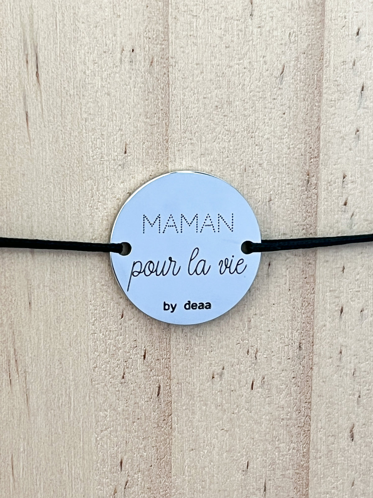 Maman pour la vie – Bracelet Médaillon