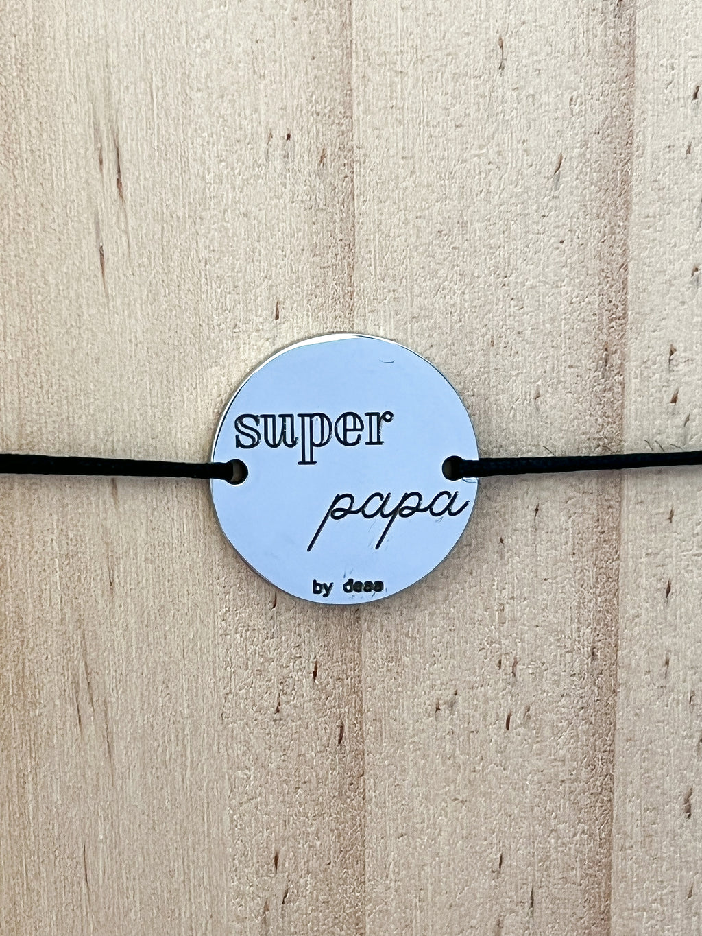 Super Papa – Bracelet Médaillon