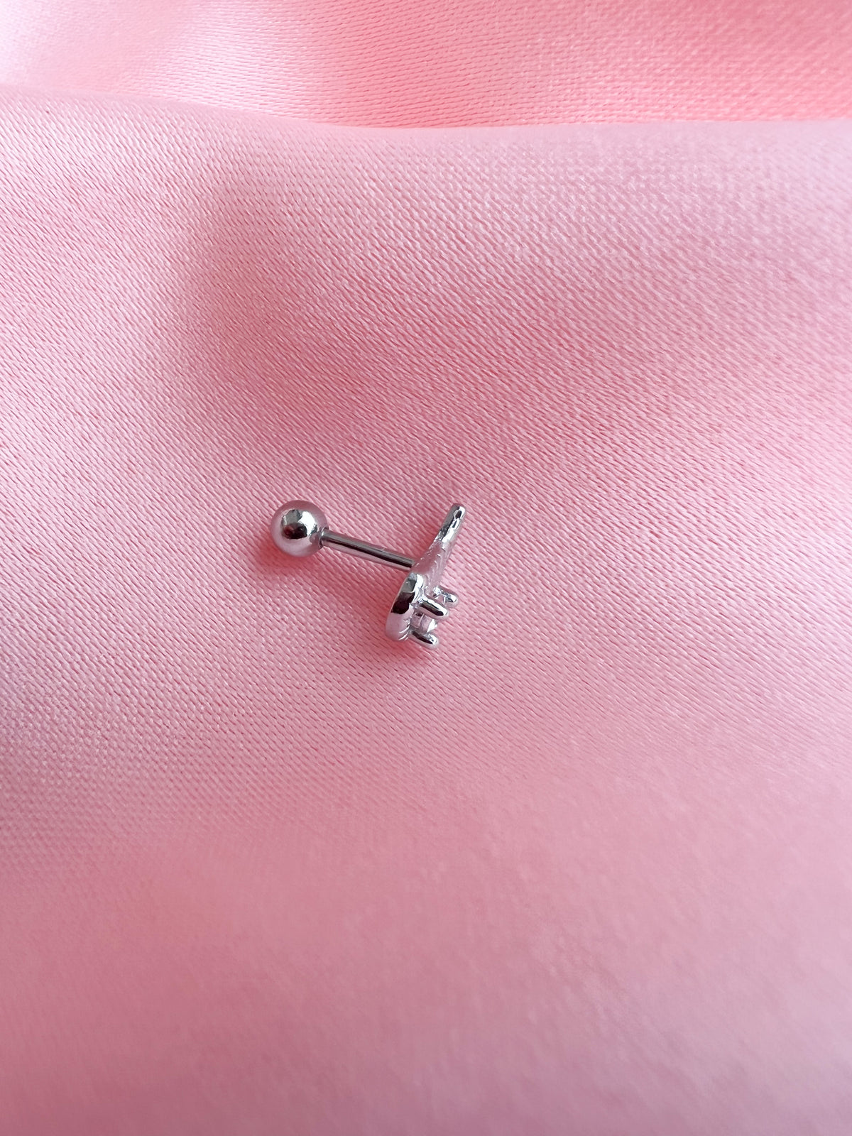 Piercing Larme Sculptée – Argent 925