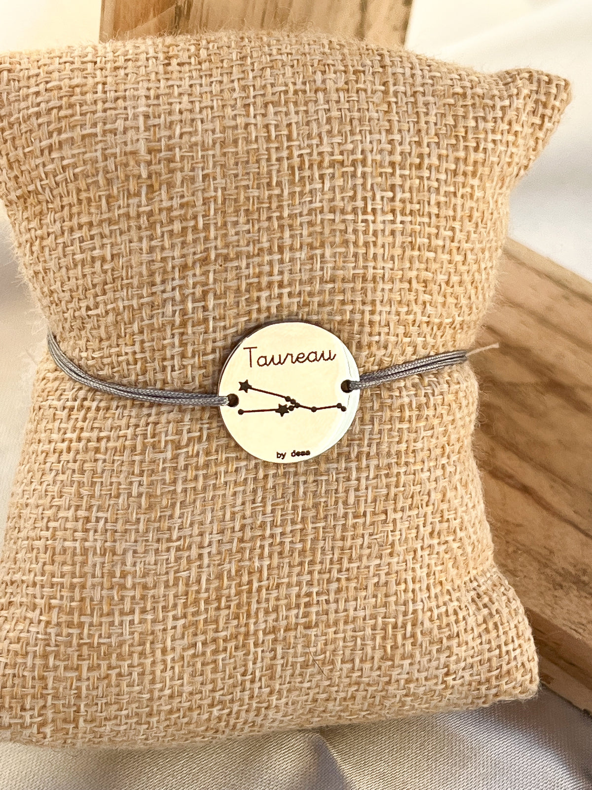 Taureau – Bracelet Médaillon Signe Astro