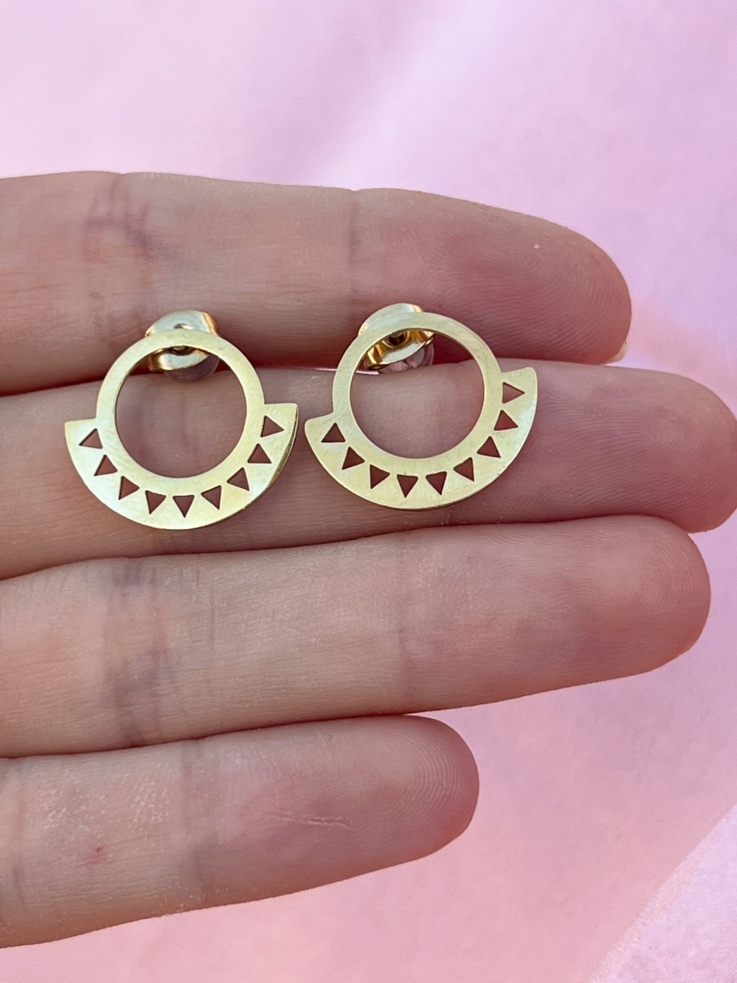 Boucles d’oreilles cercle détails