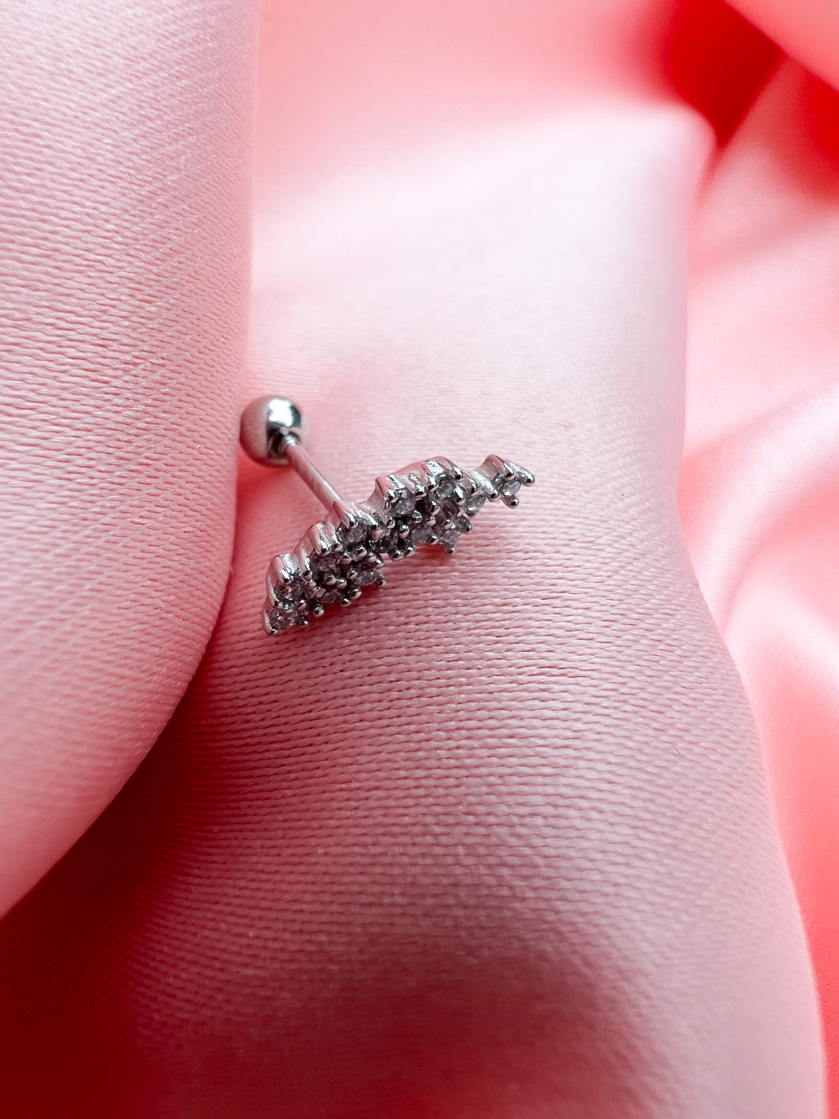 Piercing 13 Strass – Argent 925