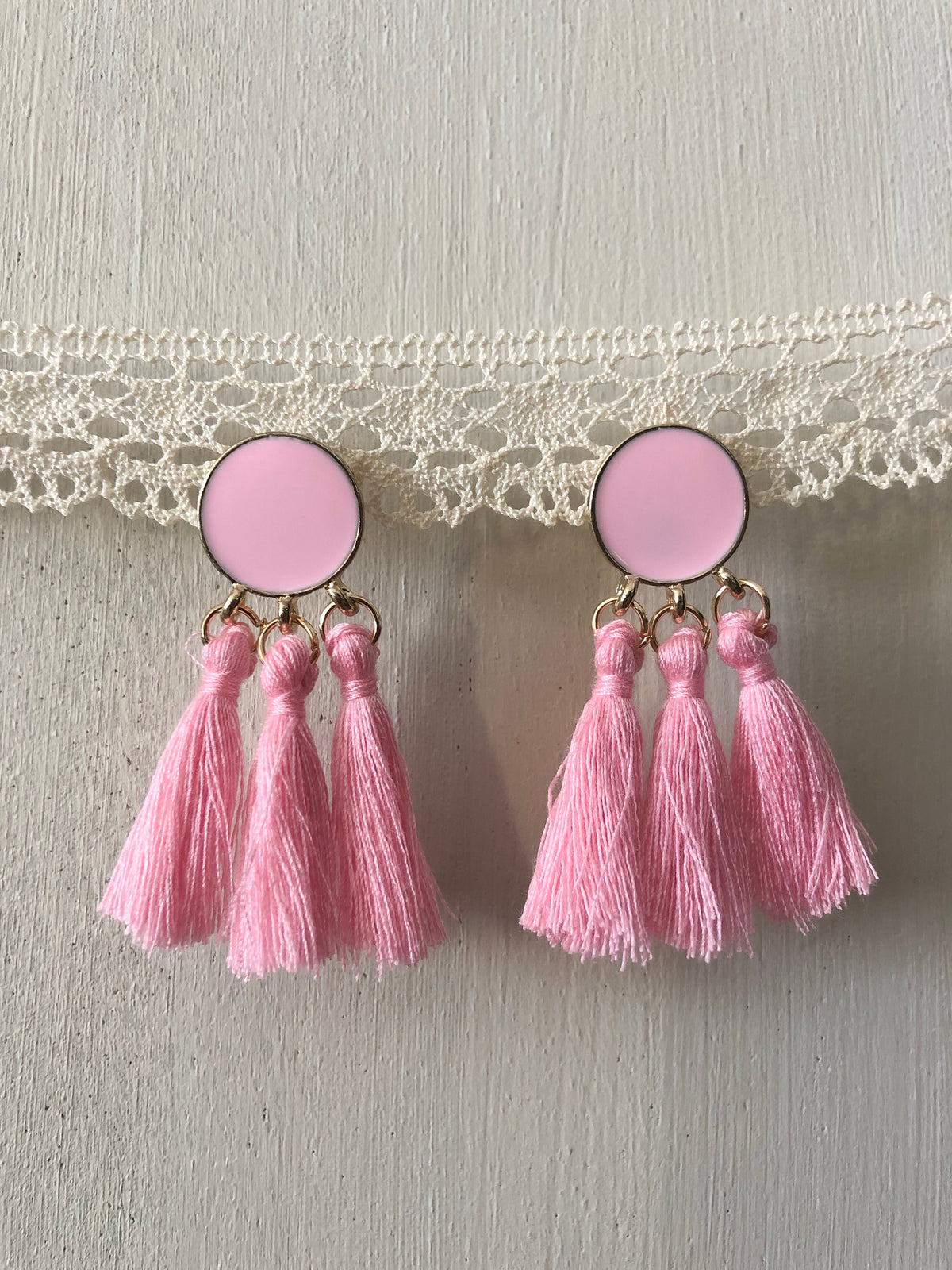 Earrings Juno, Roses