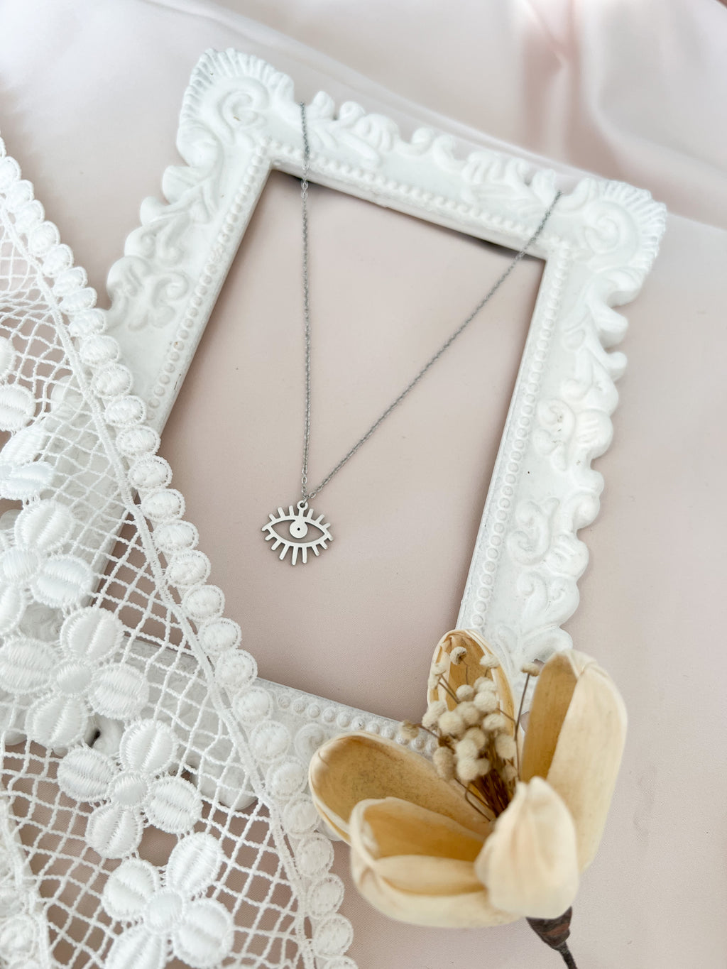 Cylara – Collier Pendentif Evil Eye Solaire