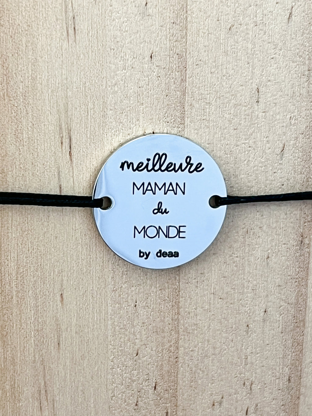 Meilleure Maman du Monde – Bracelet Médaillon