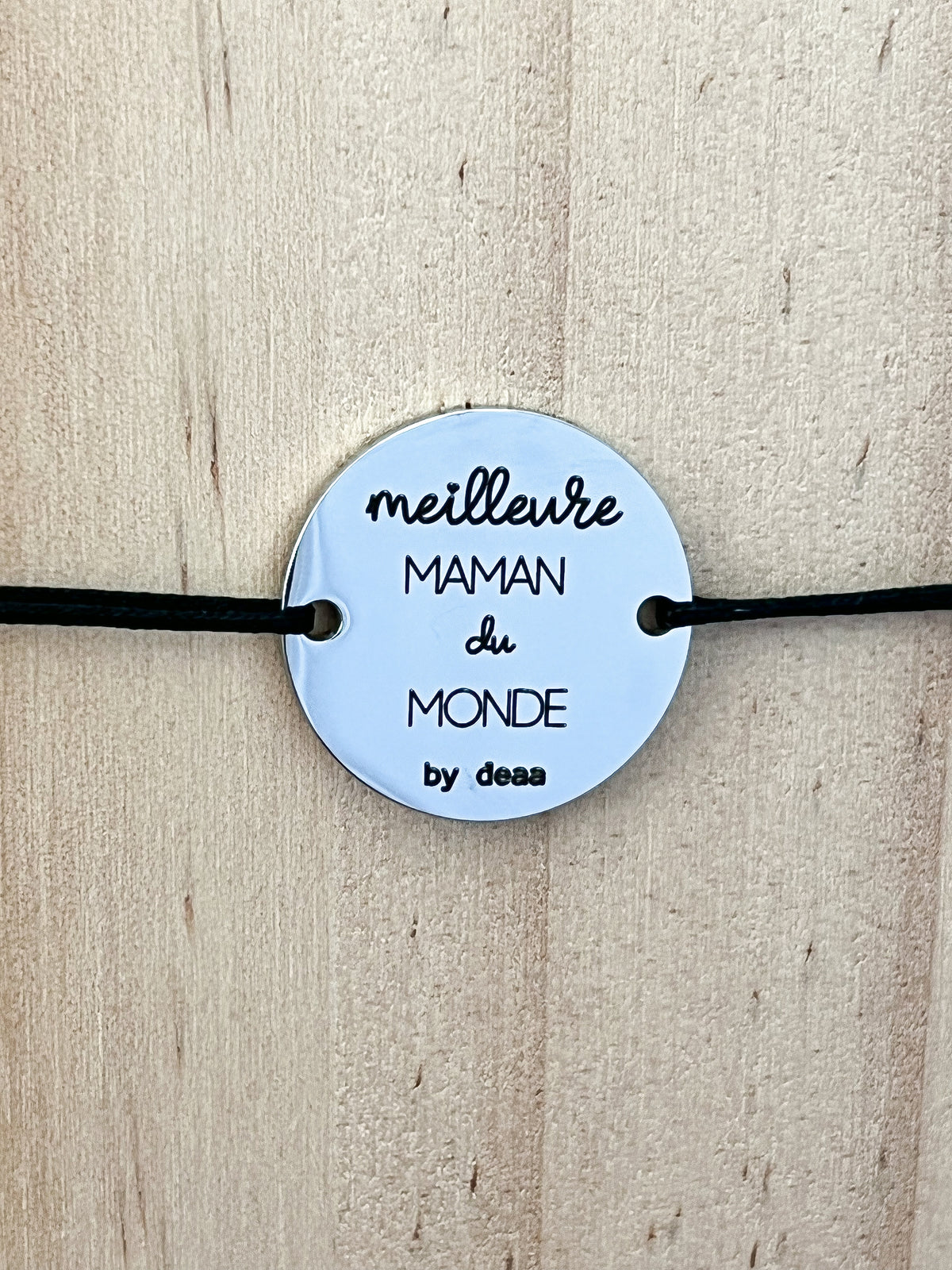 Meilleure Maman du Monde – Bracelet Médaillon