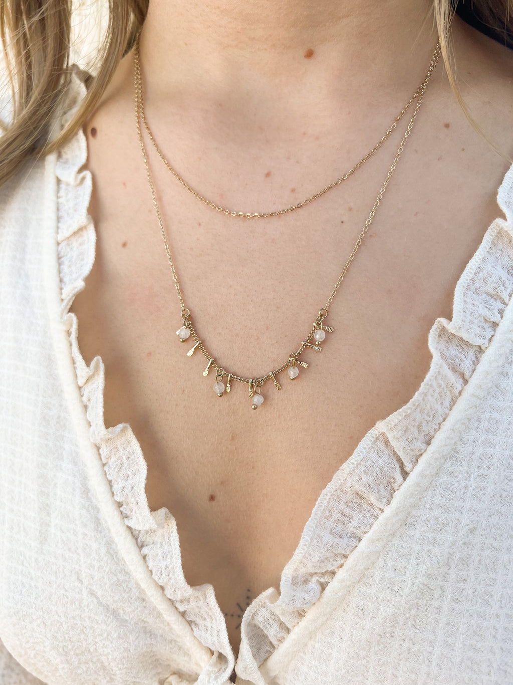 Palea – Collier Breloques Nacrées