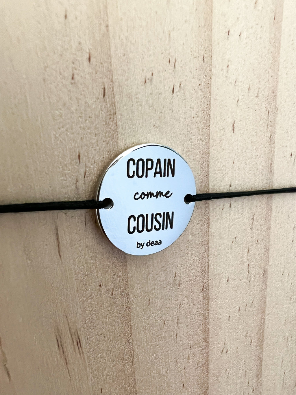 Copain comme Cousin – Bracelet Médaillon