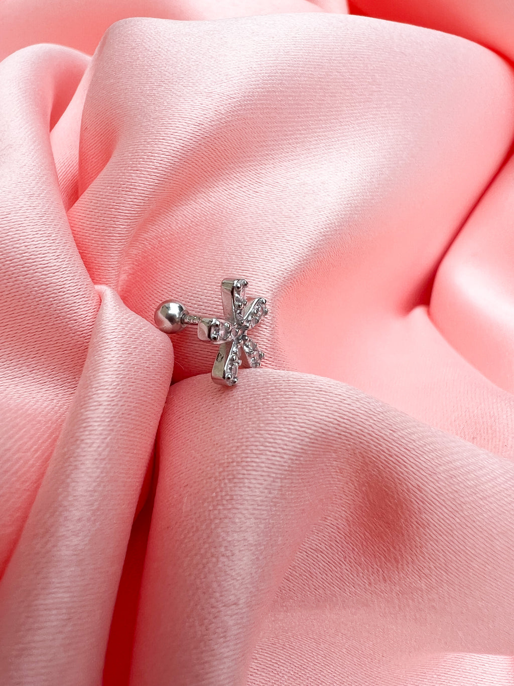 Piercing Croix 5 Branches – Argent 925