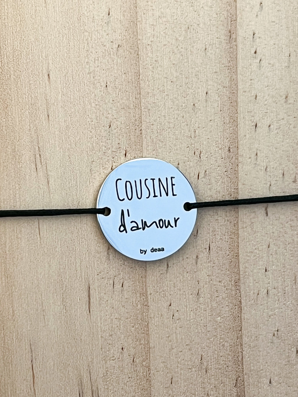 Cousine d'Amour – Bracelet Médaillon
