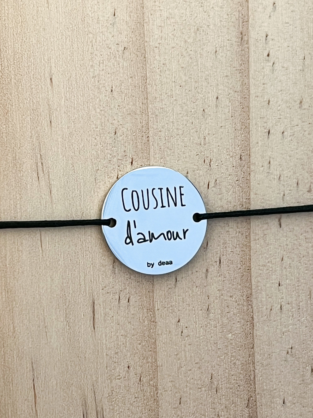 Cousine d'Amour – Bracelet Médaillon