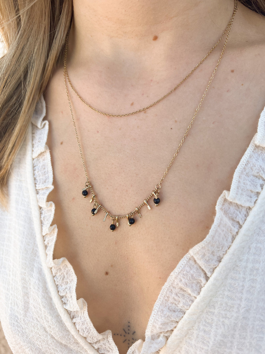 Orelia – Collier Breloques Colorées