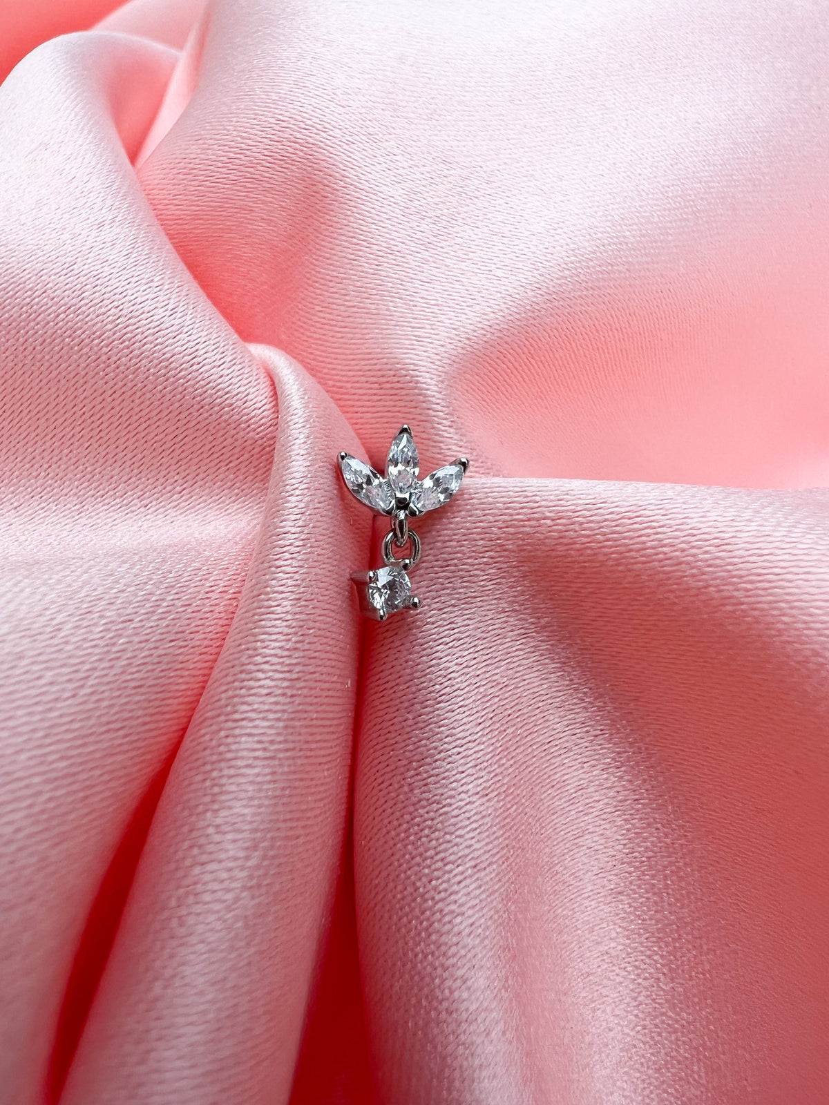 Piercing 3 Épis et Strass – Argent 925