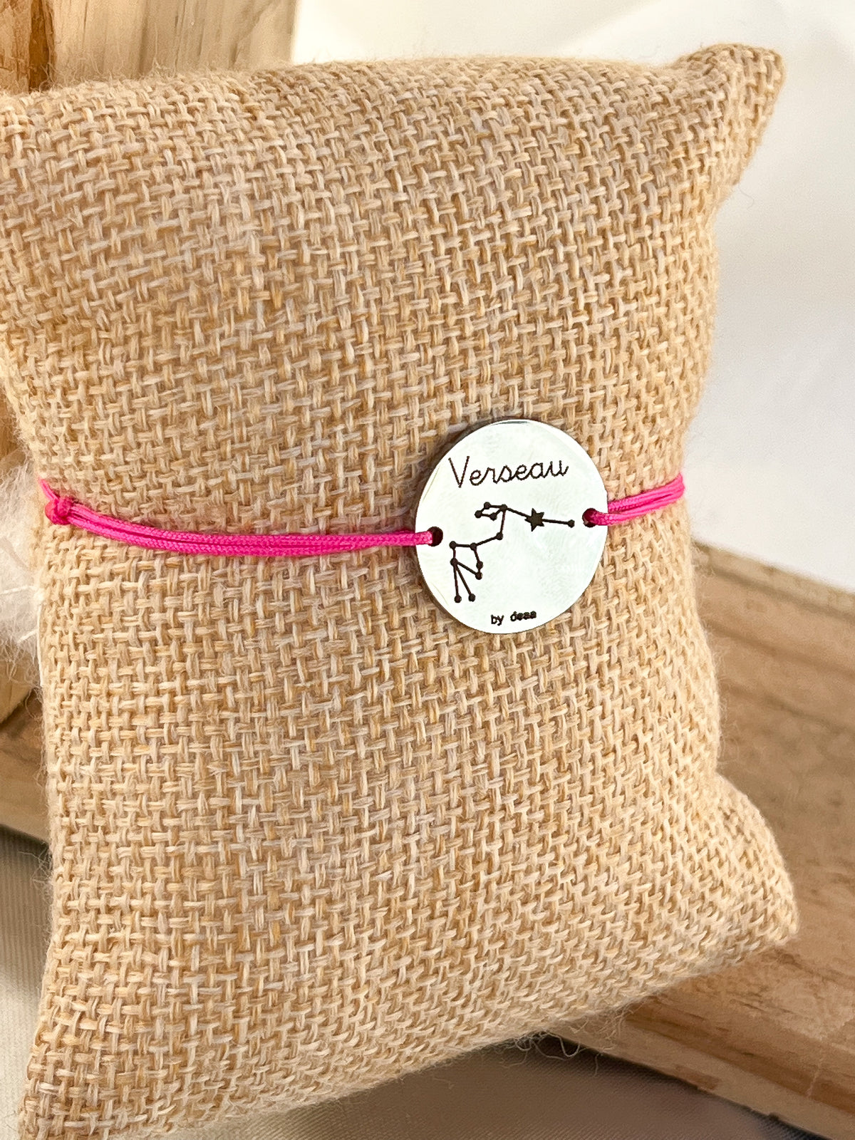 Verseau – Bracelet Médaillon Signe Astro