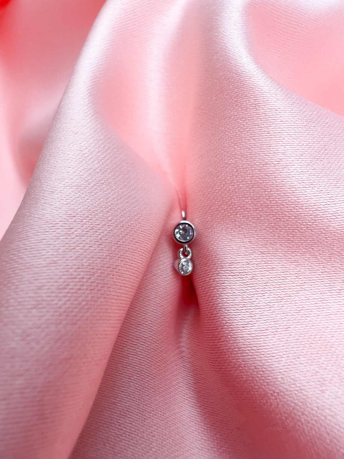 Piercing Deux Strass – Argent 925