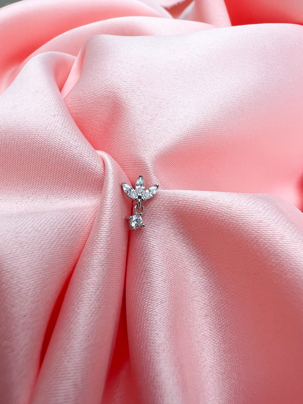 Piercing 3 Épis et Strass – Argent 925