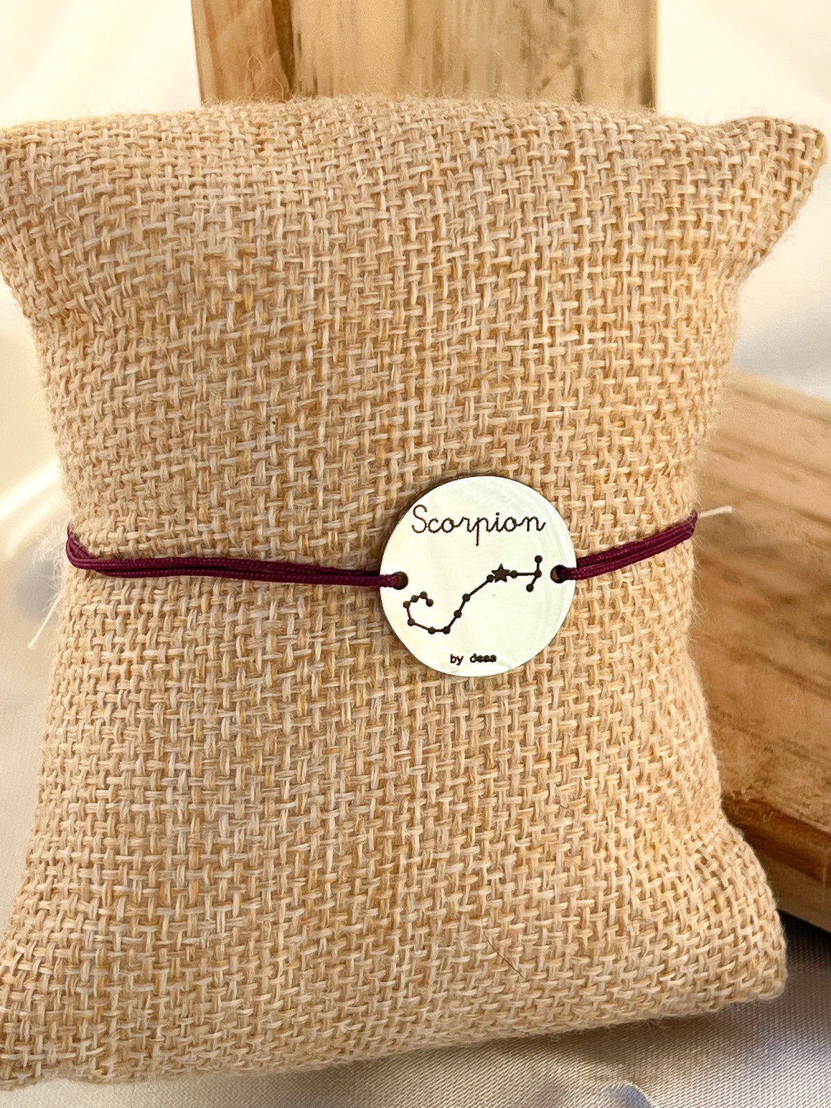 Scorpion – Bracelet Médaillon Signe Astro