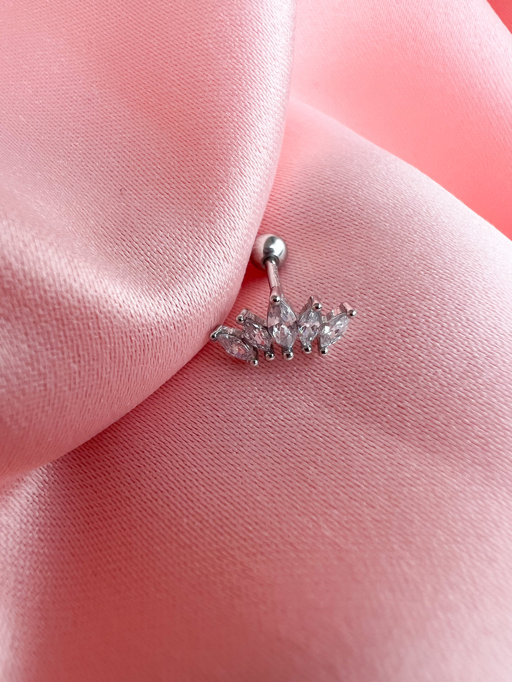 Piercing Couronne 5 Épis – Argent 925