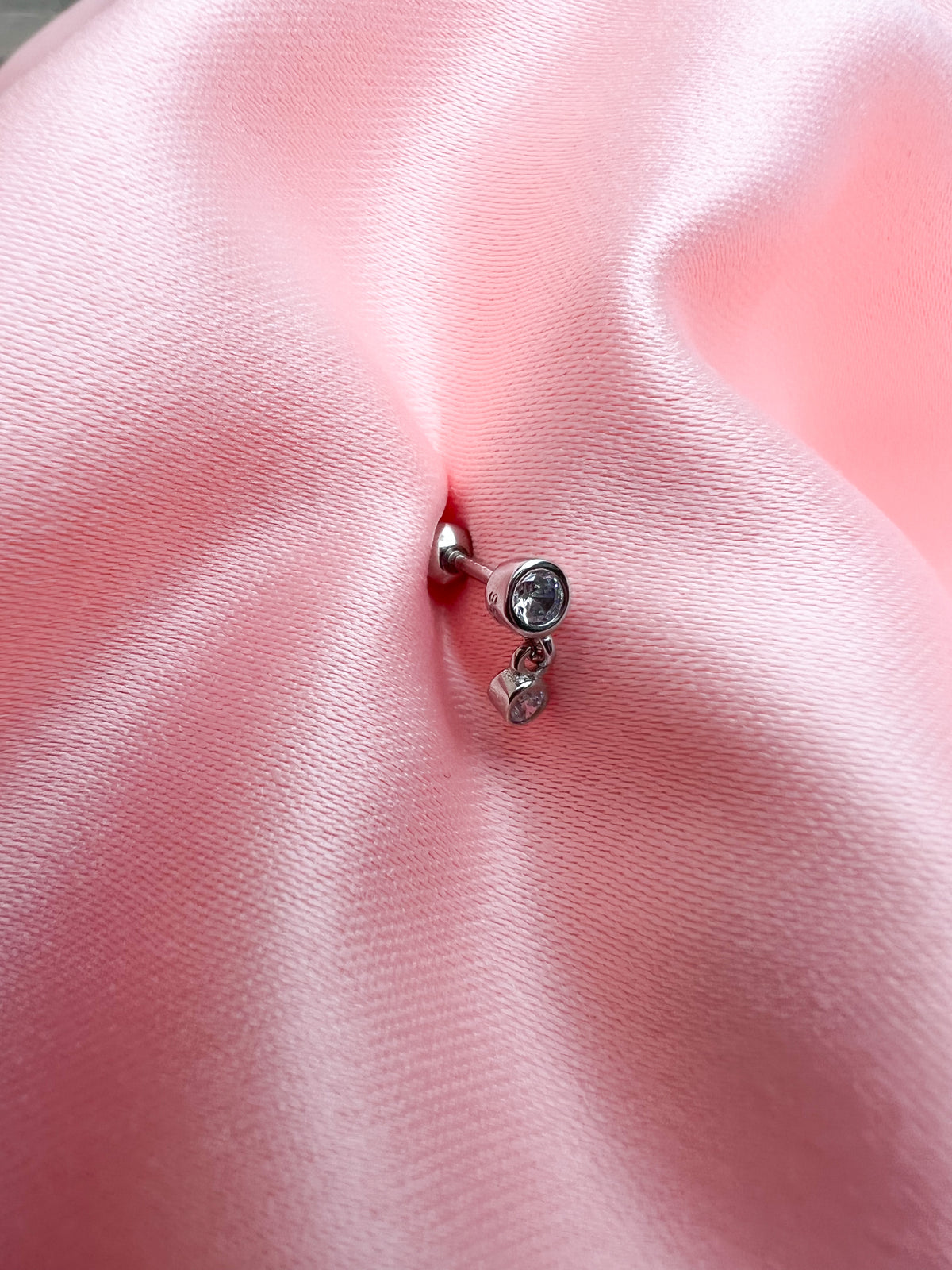 Piercing Deux Strass – Argent 925