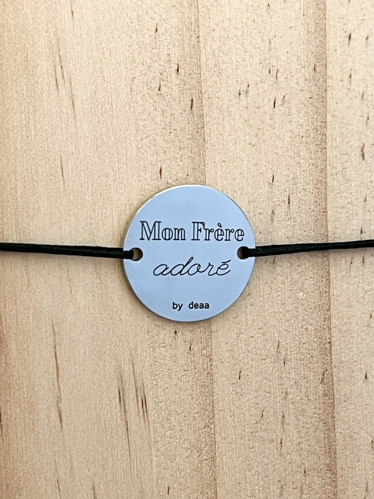 Mon Frère Adoré – Bracelet Médaillon