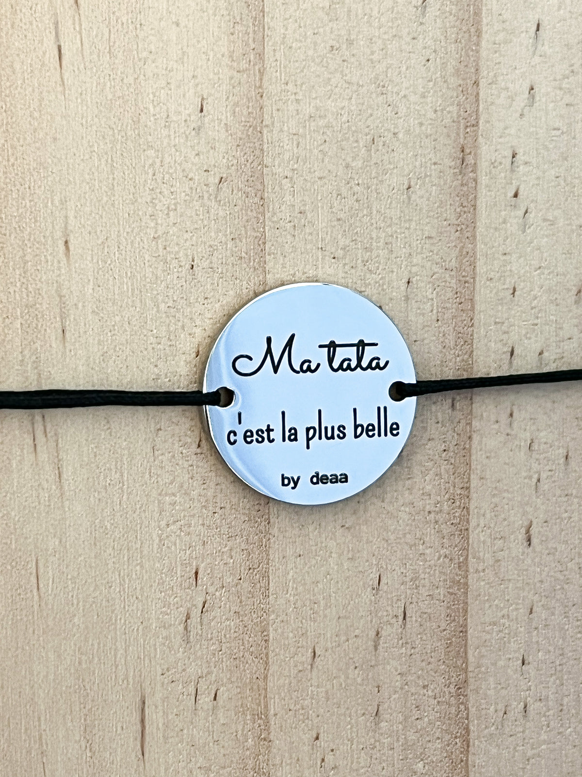 Ma Tata c'est la Plus Belle – Bracelet Médaillon