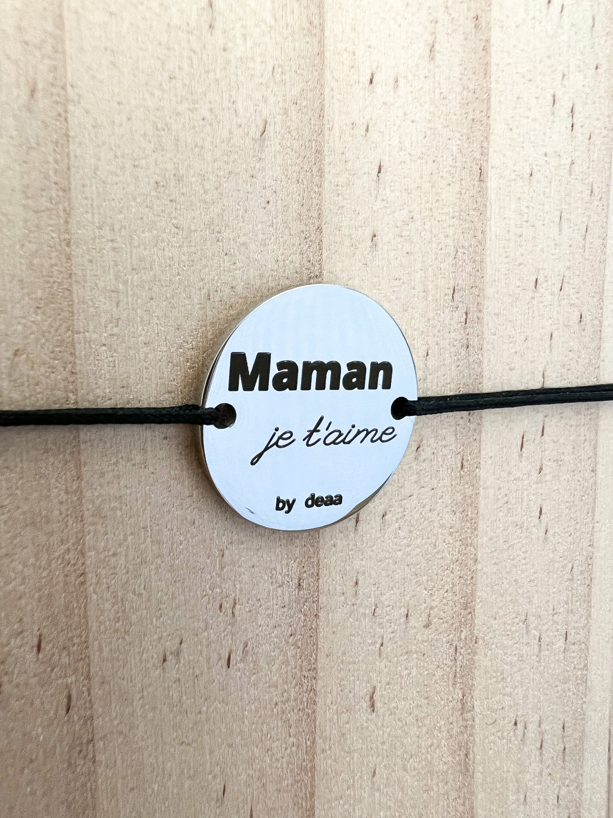 Maman je t'aime – Bracelet Médaillon