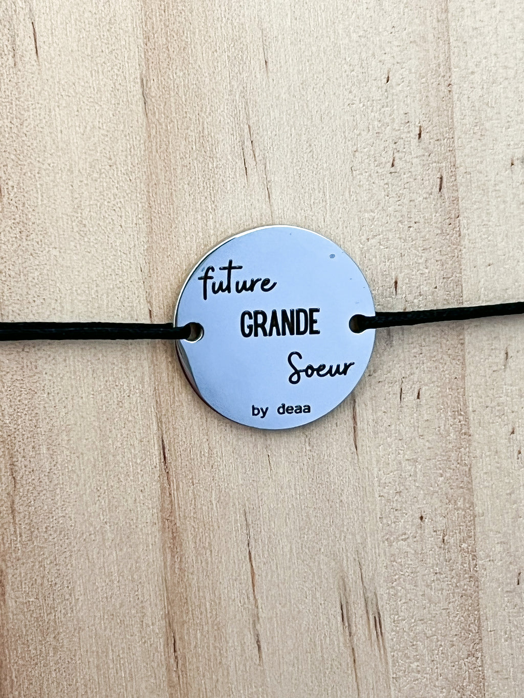 Future Grande Sœur – Bracelet Médaillon