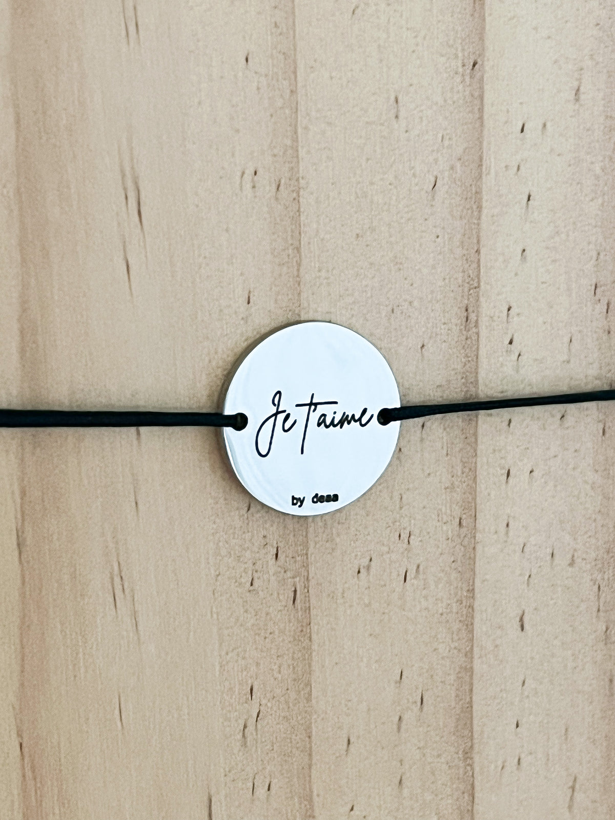 Je t'aime – Bracelet Médaillon