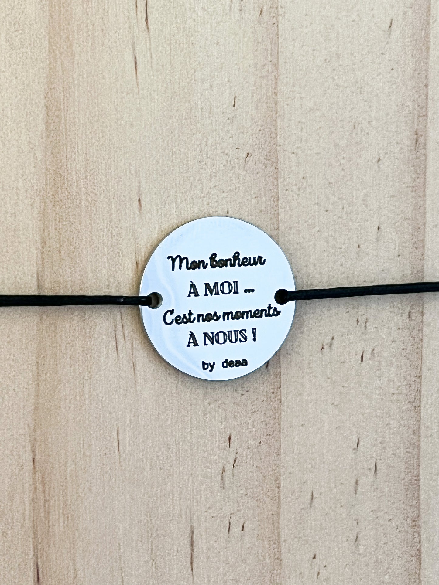Mon bonheur à moi, c’est nos moments à nous