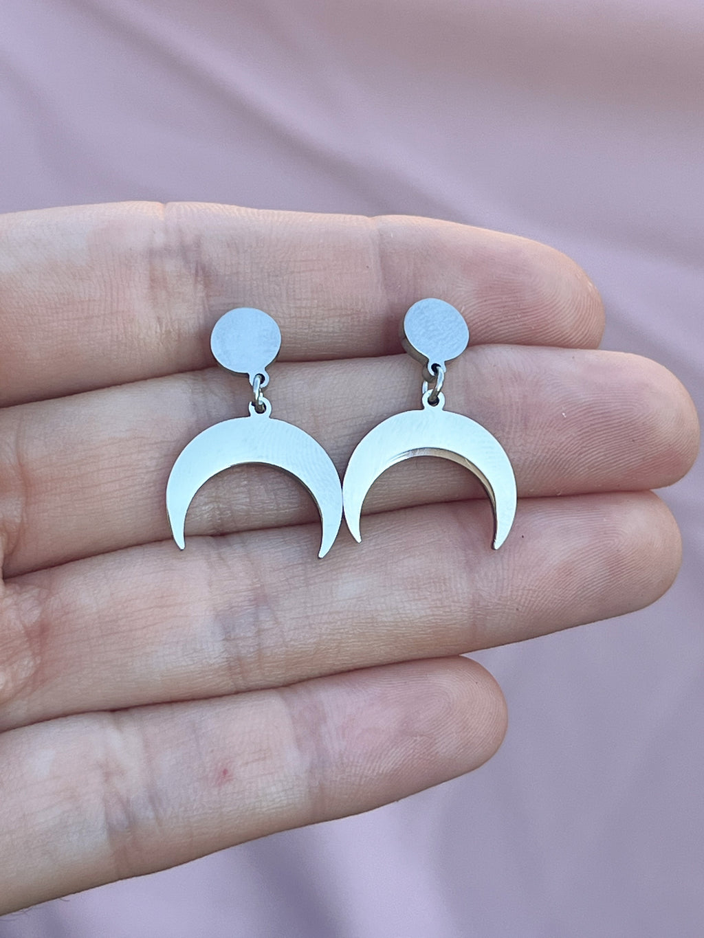 Boucles d’oreilles lune