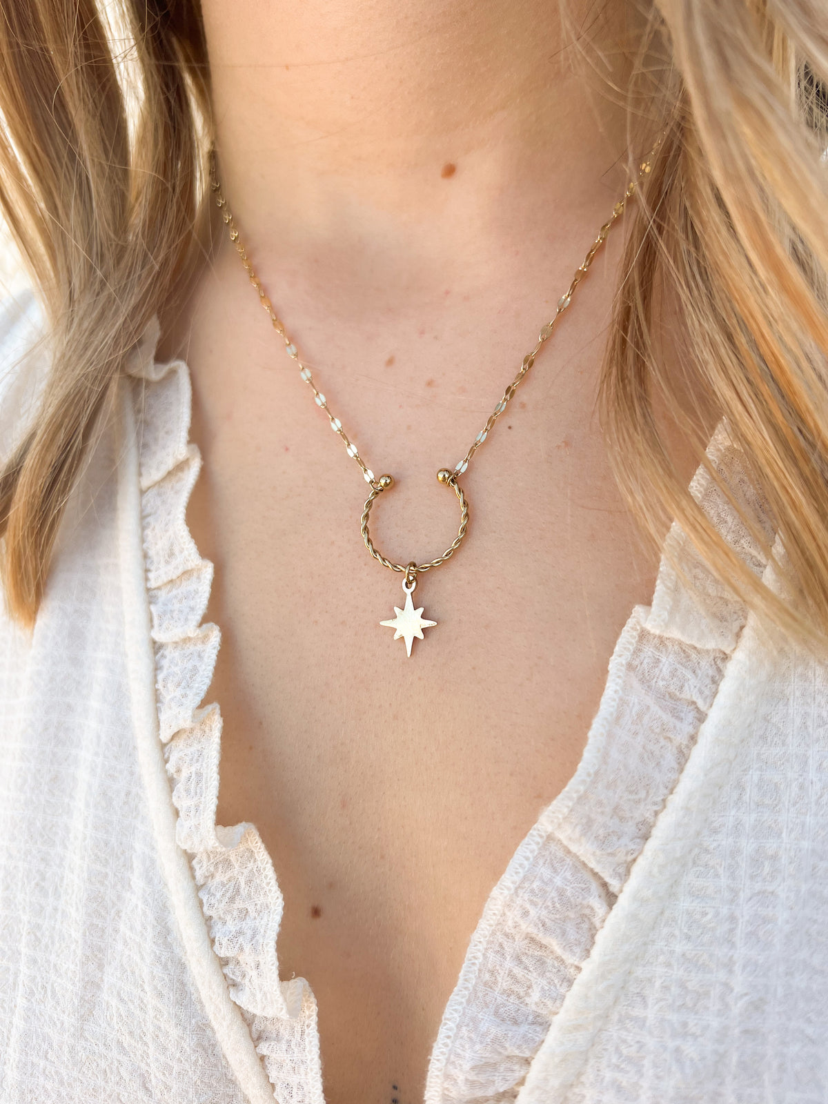 Isalia – Collier Étoile Polaire Cercle
