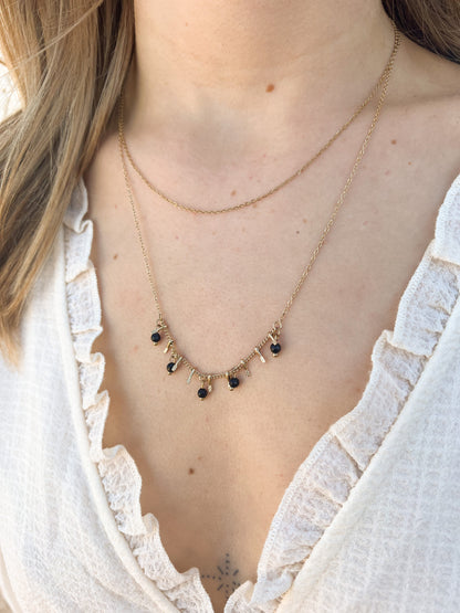 Collier Perla, Noir