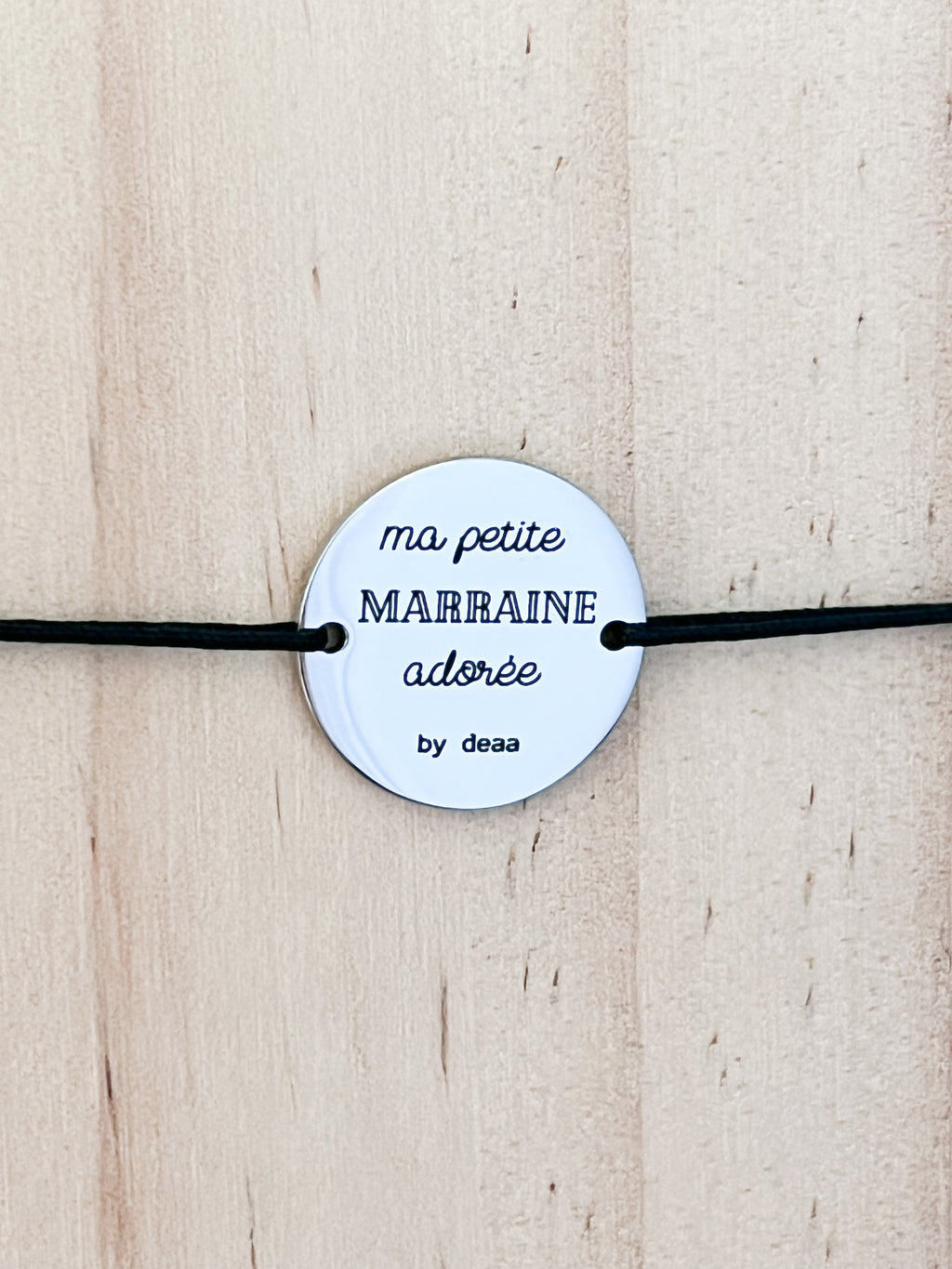 Ma Petite Marraine Adorée – Bracelet Médaillon