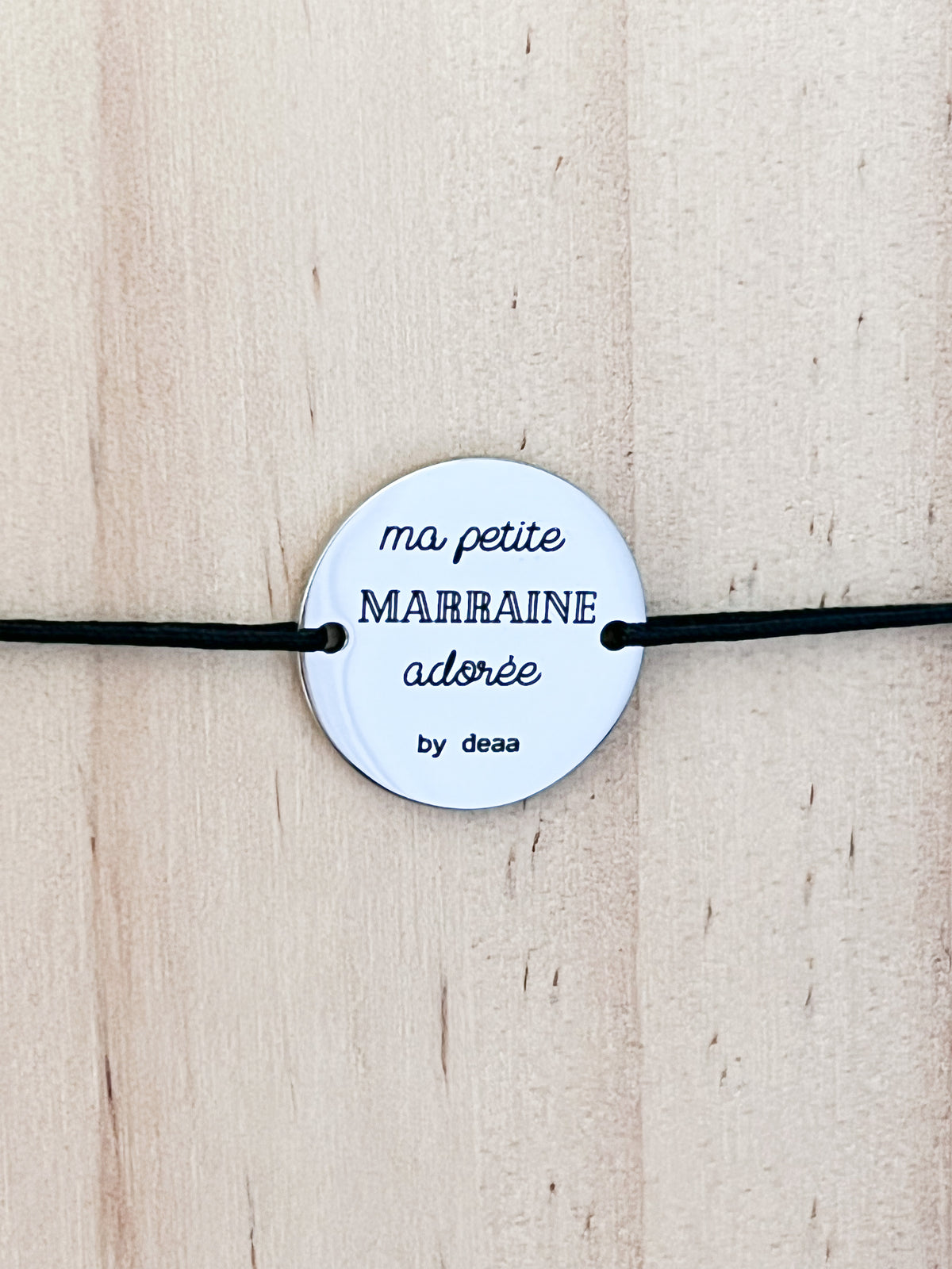 Ma Petite Marraine Adorée – Bracelet Médaillon