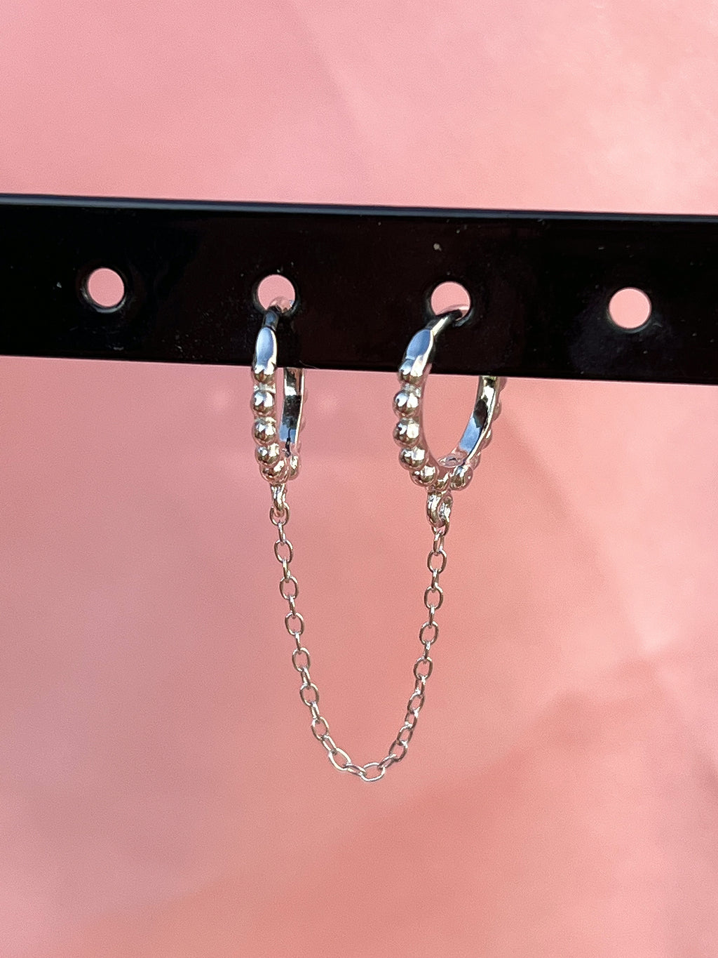 Boucles d'oreilles double à boule
