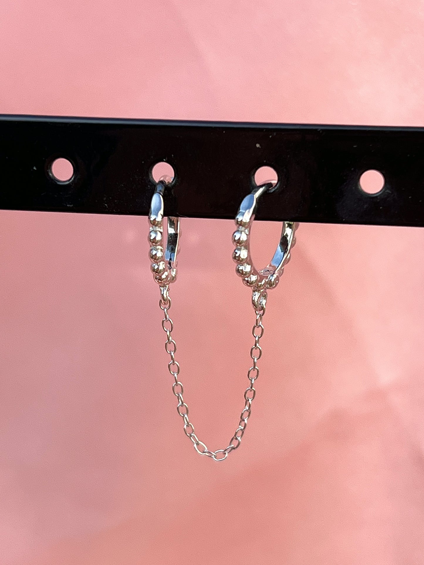 Boucles d'oreilles double à boule
