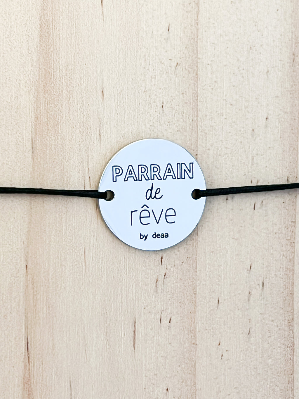 Parrain de Rêve – Bracelet Médaillon